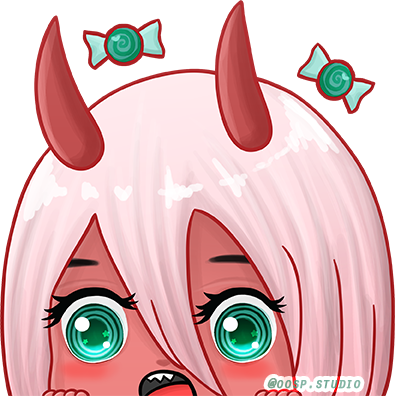 Darling In The Franxx - Cartoon (395x396), Png Download