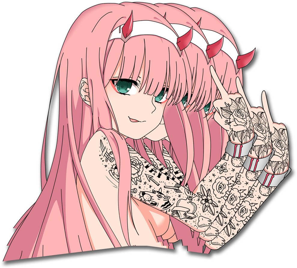 The Overly Requested Zero Two Has Finally Arrived - Anime (1400x1200), Png Download