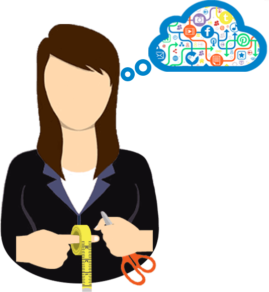 Social Media In Libraries (535x582), Png Download