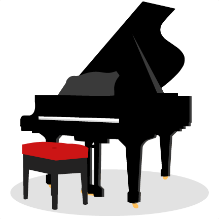 Piano Clipart Free Stock Free Download On Melbournechapter - Silhouette Piano Clip Art (432x432), Png Download