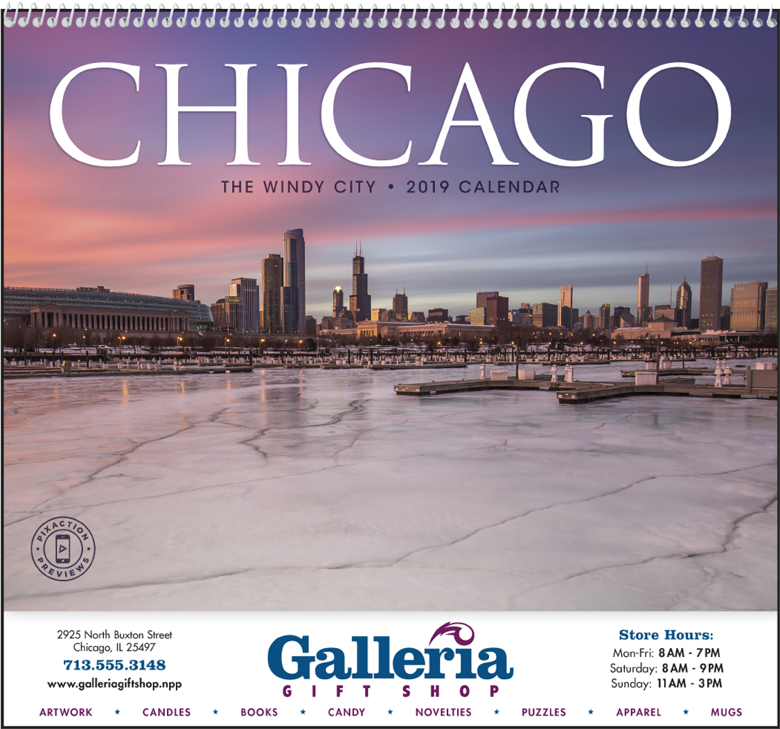 Picture Of Chicago Wall Calendar - Nyu Stern (1200x1200), Png Download