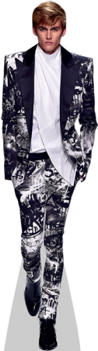 Presley Gerber - Fashion Week (450x500), Png Download