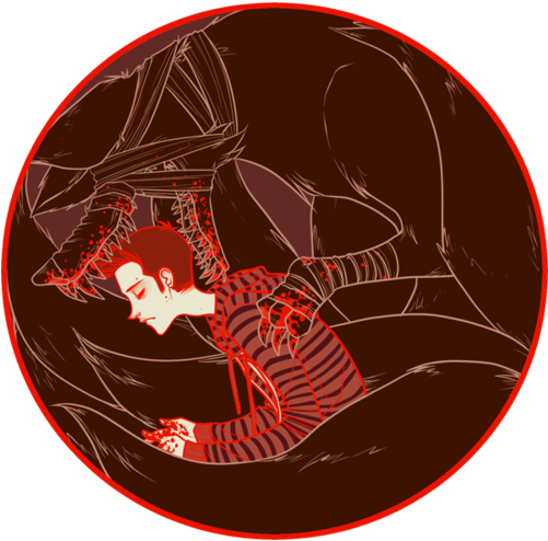 Teen Lupo Wallpaper Titled Nogitsune Fan Art - Stiles Stilinski Design Png (500x500), Png Download