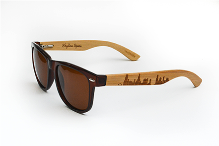 Skyline Specs Chicago Illinois Wayfarer Skylinespecs - Chicago (440x451), Png Download