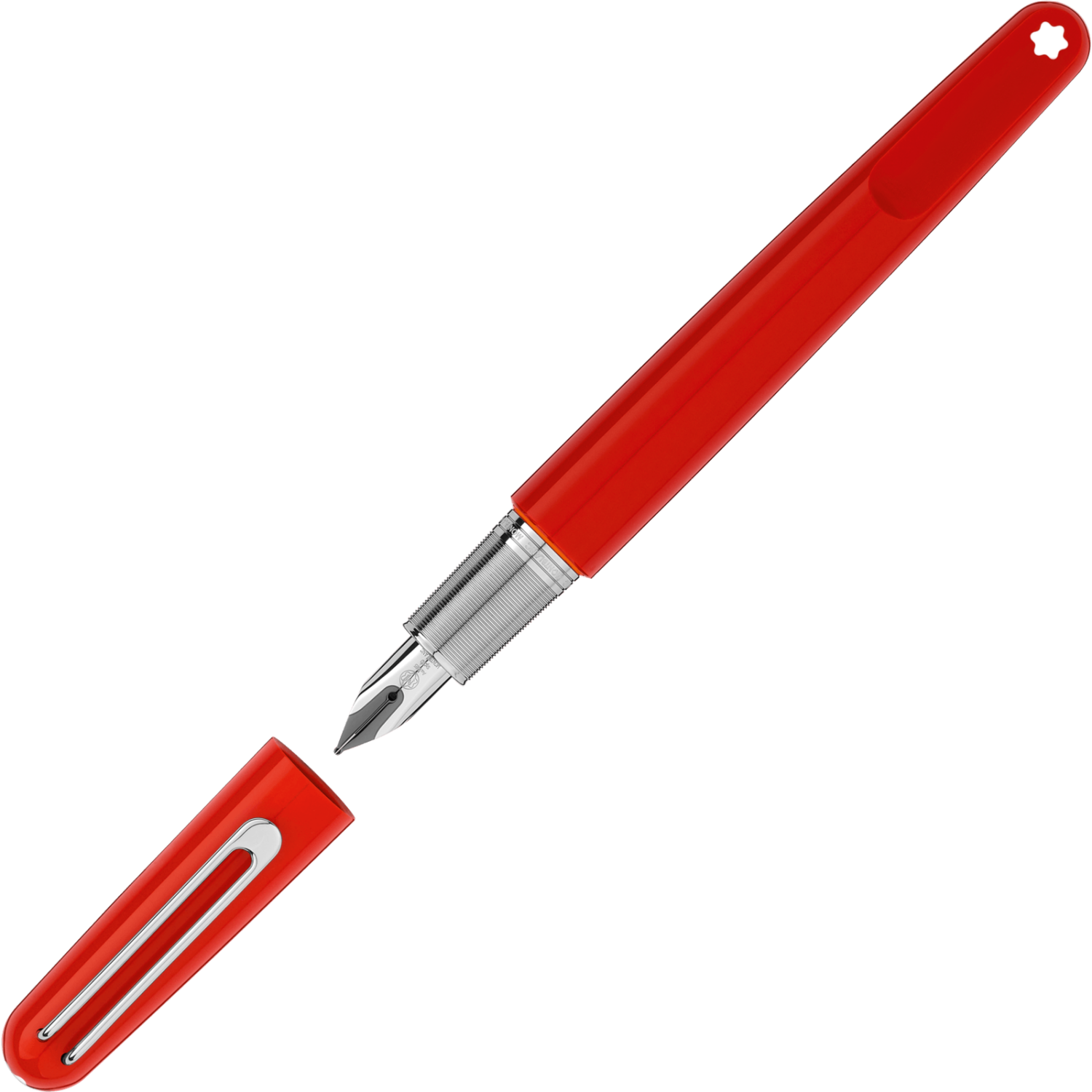 Red Fountain Pen - 117599 Montblanc (1500x1500), Png Download