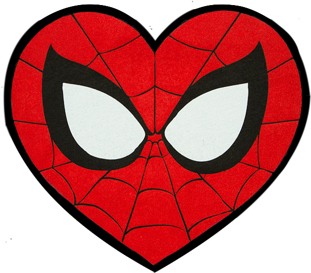 Face It Crawlspacers, You've Just Hit The Jackpot On - Spider Man Heart Png (650x650), Png Download
