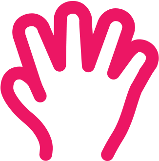 Open Hand Png - Hand Open (419x362), Png Download