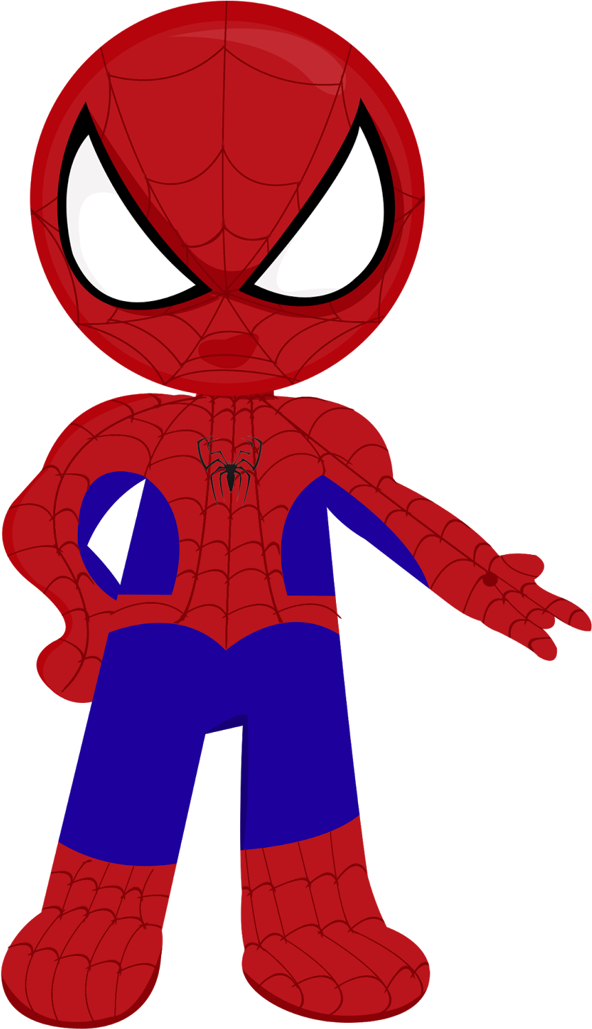 Spiderman Clipart - Topper De Bolo Homem Aranha Para Imprimir (1092x1600), Png Download