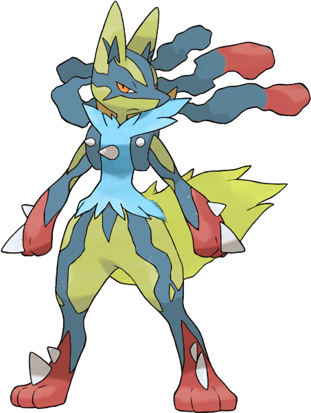 Shiny Mega Lucario Png Vector Transparent - Pokemon Mega Shiny Lucario (600x600), Png Download