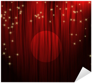 Red Theatre Curtains (400x400), Png Download