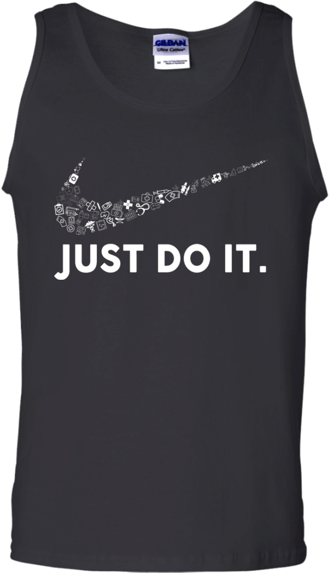 Just Do It Nurse Version Tshirt Customcat - T-shirt (1155x1155), Png Download