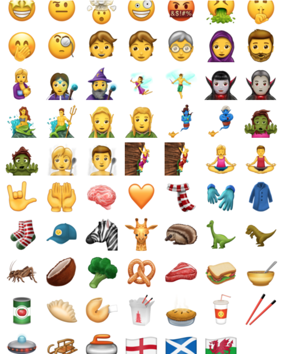 New Emojis 2017 (1300x724), Png Download