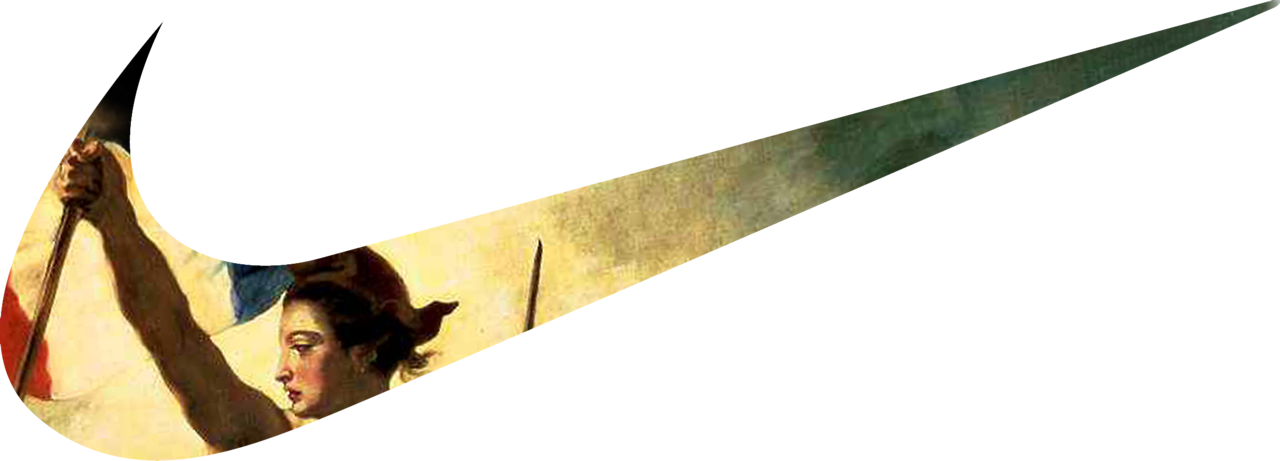 Nike Just Do It Png Download - Vive La France Liberty Weeps (1280x461), Png Download