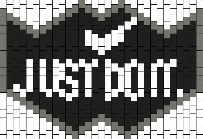 Just Do It Nike Mask Bead Pattern - Alton Towers (652x447), Png Download