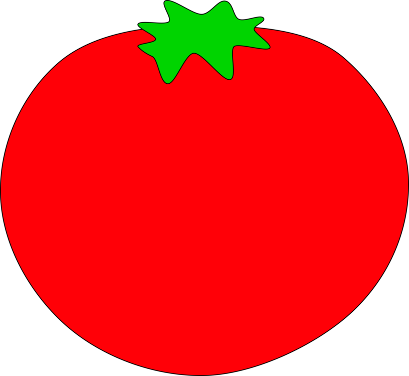 Tomato Red Salad Photobucket Drawing - Red Objects Images Clipart (816x750), Png Download