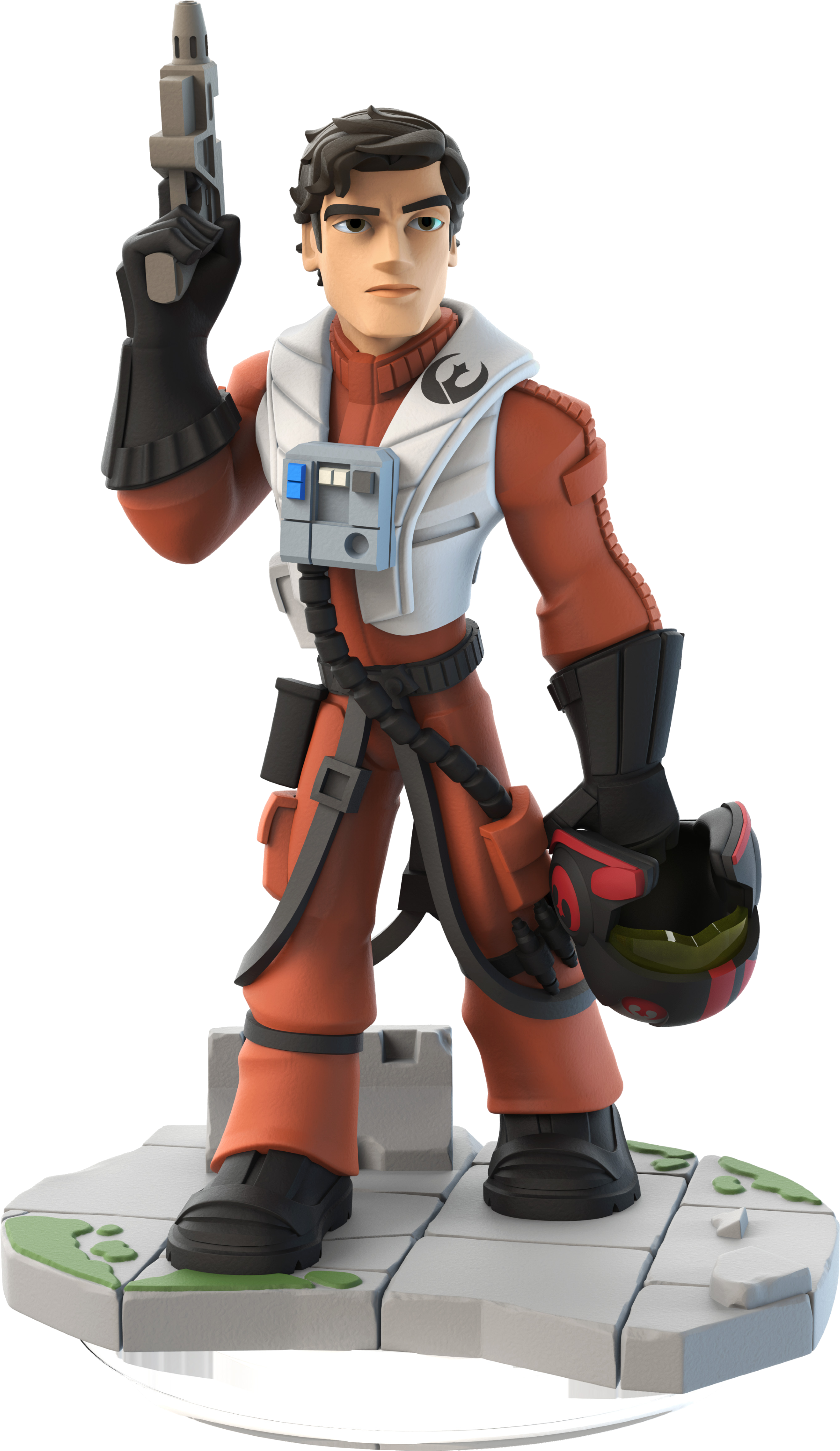 Disney Infinity Poe Dameron Figure - Disney Infinity Star Wars (2401x4092), Png Download