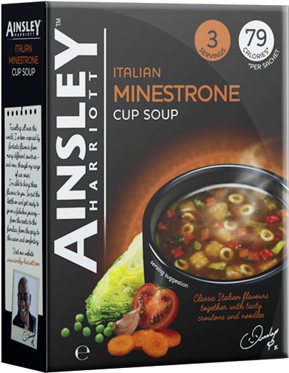 Product Gallery - Ainsley Harriot Italian Minestrone Cup Soup (450x540), Png Download