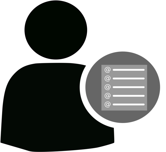 Computer Icons Contact List Help Desk Email Symbol - Brief Case Clip Art (750x750), Png Download