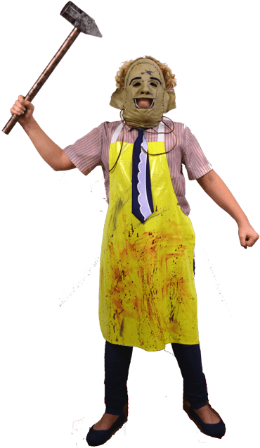 The Texas Chainsaw Massacre - Leatherface Halloween (436x639), Png Download