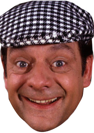 Dell Trotter 2014 2 Tv Star Celebrity Face Mask Fancy - Only Fools And Horses Face (400x566), Png Download