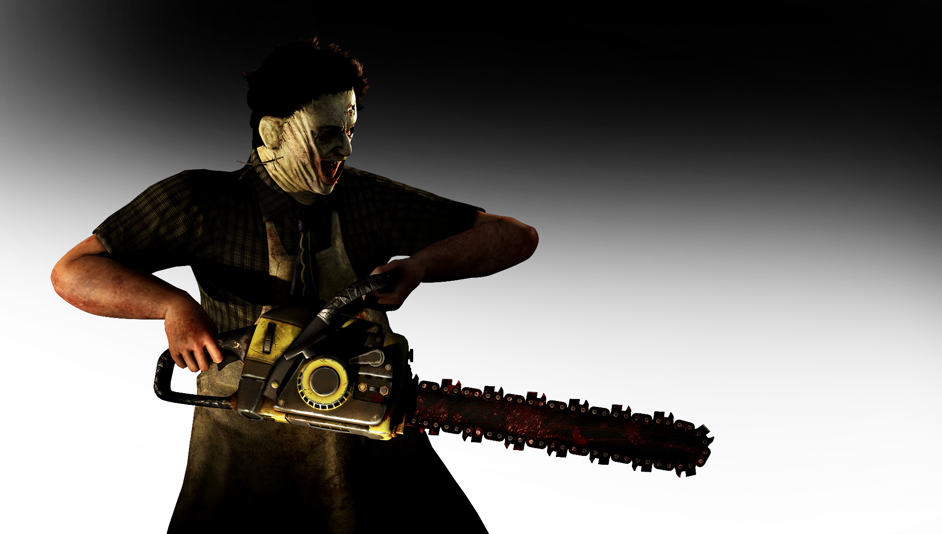 Loading Screen - Mkx Loading Screen Leatherface (1920x1088), Png Download