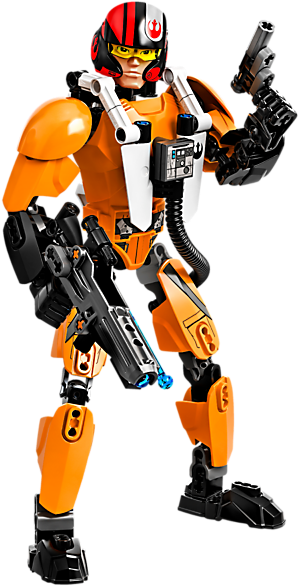 Poe Dameron - Lego 75115 Poe Dameron (800x600), Png Download