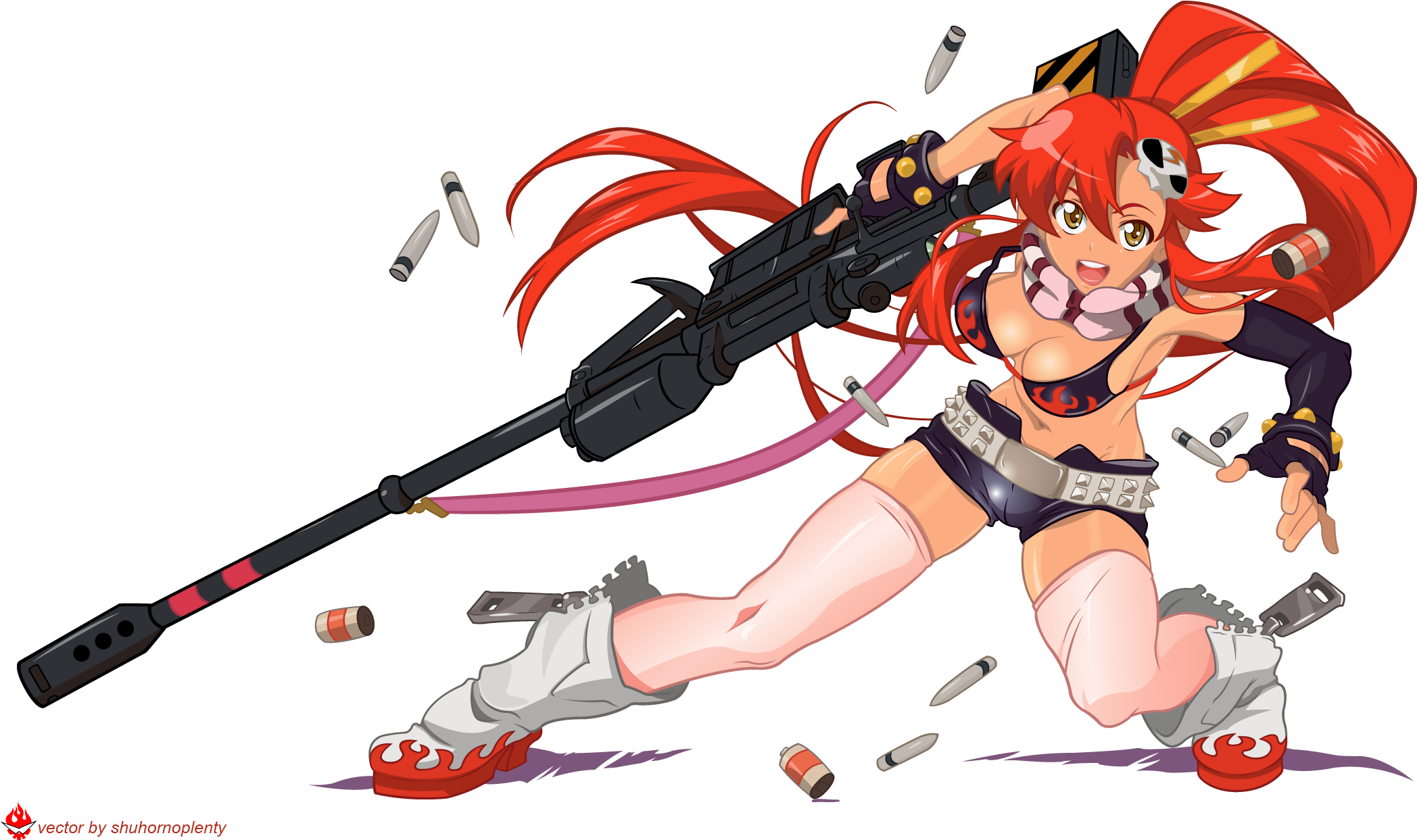 Yoko Littner Body Pillow Png - Gurren Lagann - Vol. 2 (2188x1253), Png Download