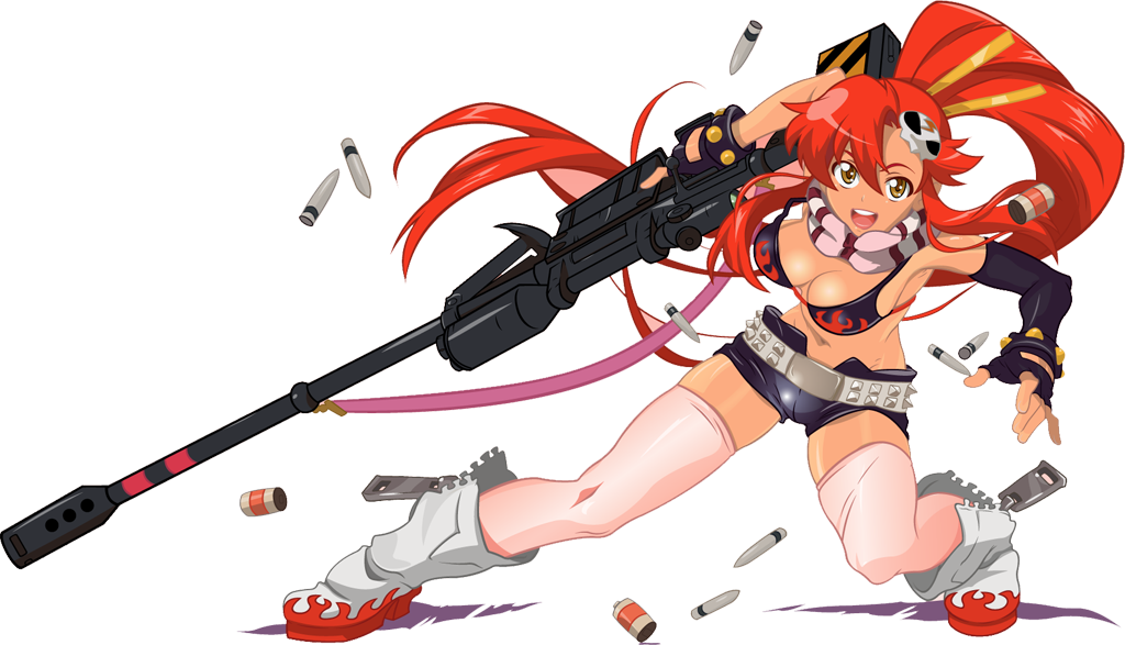 User Yoko Littner Yoko Slide - Gurren Lagann - Vol. 2 (1024x587), Png Download