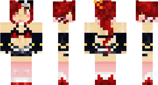Minecraft Skin Yokolittner - Illustration (600x348), Png Download