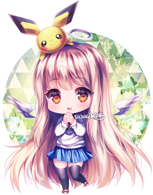 Chibi Commission By Sasucchi95 - Sasucchi Chibi (575x650), Png Download