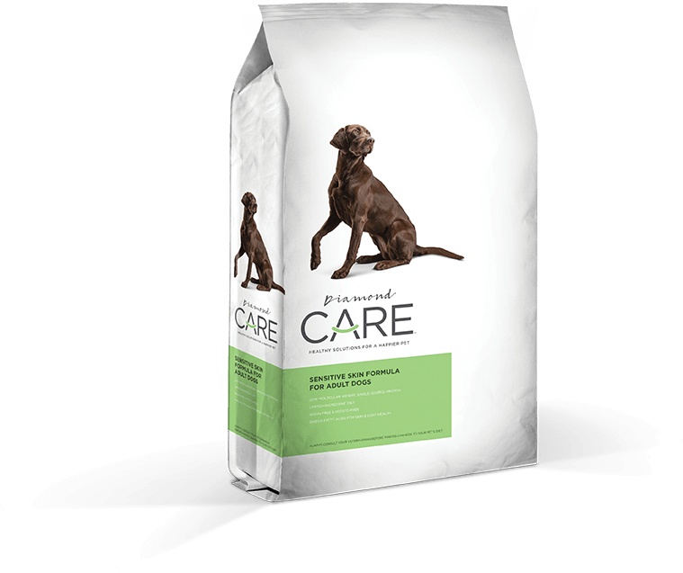 Sensitive Skin Formula For Adult Dogs - Diamond Care Sensitive Skin Dog, 25 Lb - Luvpetsupplies.com (759x637), Png Download