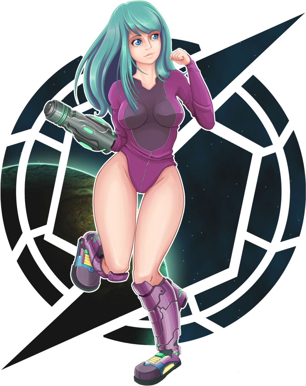 Hottest Woman In Animation Ii R2 Match - Metroid Prime Federation Force Flop (1600x1600), Png Download