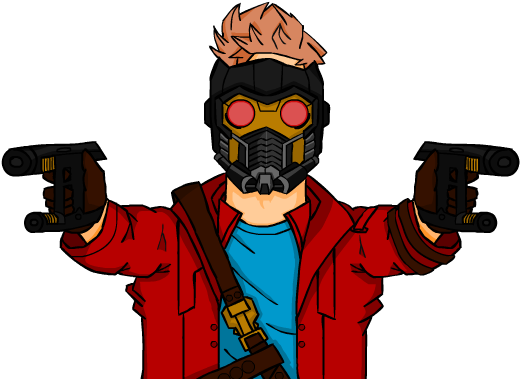 Svg Free Download Starlord Drawing - Gun Barrel (550x400), Png Download