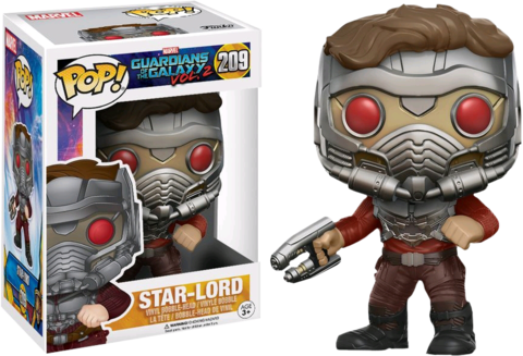 Star-lord W/mask Pop E Rs - Funko Pop! Marvel: Star-lord (480x327), Png Download