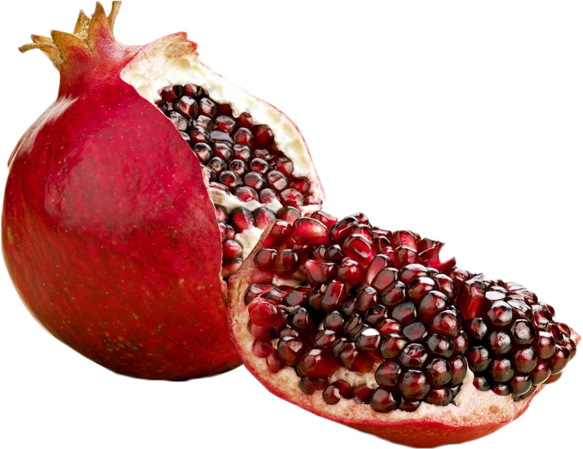 Pomegranate Halved Png Image - Pomegranate Fruit No Background Png (960x720), Png Download