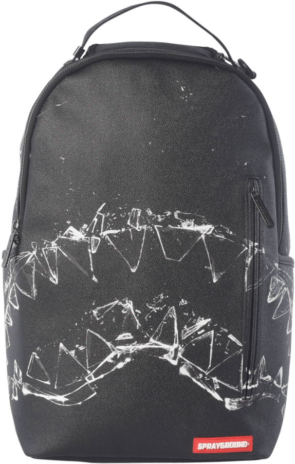 Sprayground - - Broken Glass Shark Sprayground (960x960), Png Download