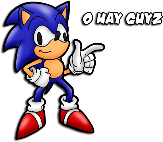 Sonic The Hedgehog - Down Syndrome The Hedgehog (565x507), Png Download