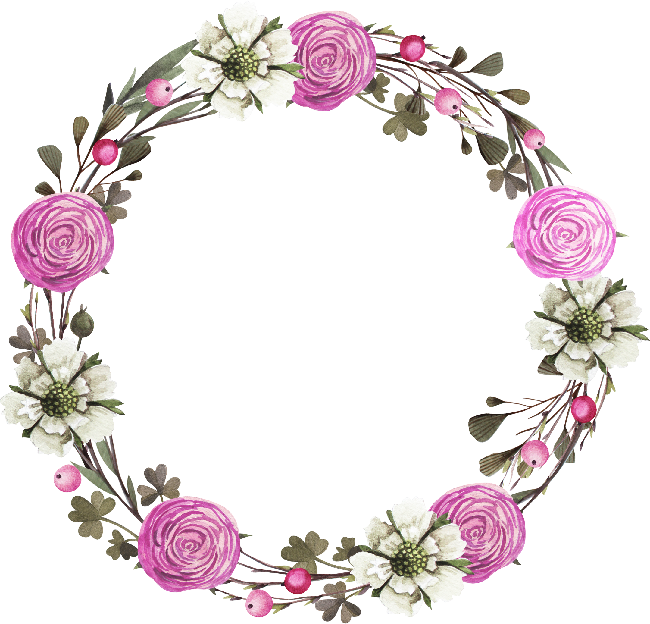 Floral Design Wreath Rose Clip Art - Writing The Intimate Character By Jordan Rosenfeld (2158x2071), Png Download