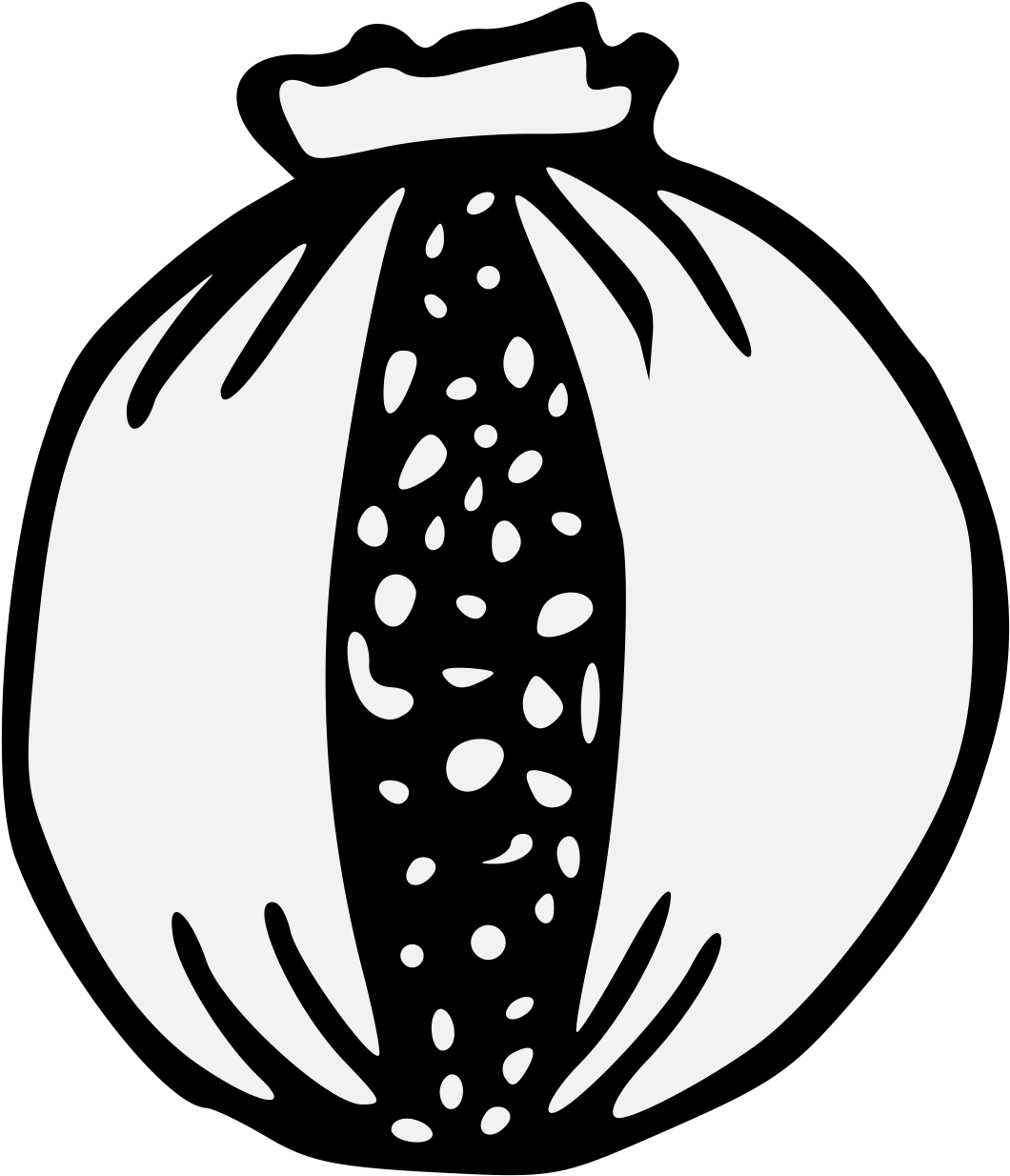 Details, Png - Pomegranate (1087x1245), Png Download