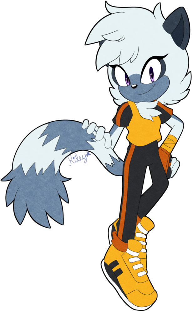 Tangle The Ring Tailed Lemur By Rileyslilstar - Ring-tailed Lemur (734x1088), Png Download