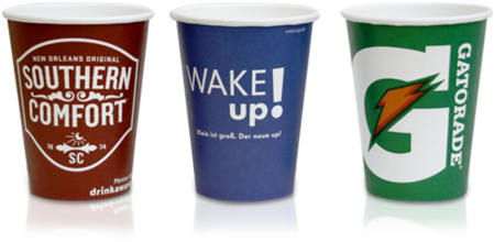 Paper Multicolor Logo Printed Cup - Southern Comfort Liqueur 100 (500x276), Png Download