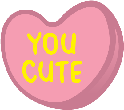 Lovetarts Messages Sticker-2 - Heart (408x408), Png Download