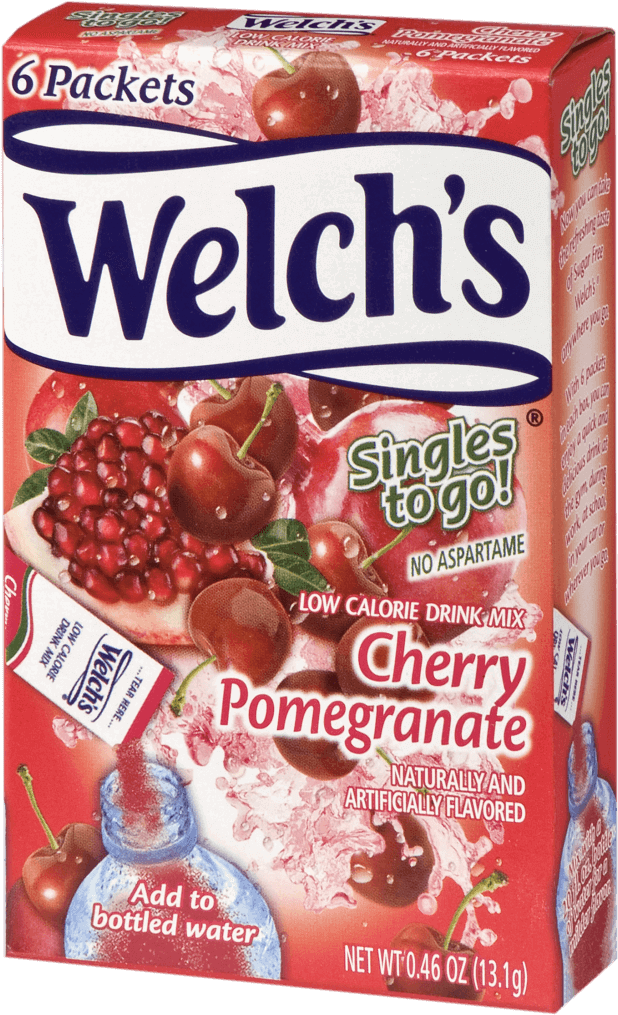 Welch's Cherry Pomegranate Singles - Welch's Cherry Pomegranate Singles To Go (813x1024), Png Download
