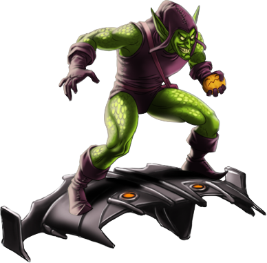 Green Goblin-ios - Avengers Alliance Green Goblin (388x381), Png Download