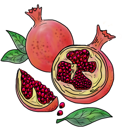 Pomegranate Png Olive This Dark Balsamic Vinegars - Pomegranate (452x452), Png Download