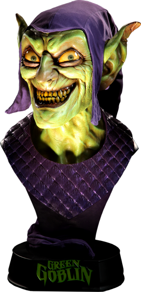 Green Goblin Life-size Bust - Green Goblin Real Life (285x587), Png Download