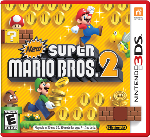 New Super Mario Bros - Super Mario Bros 2 Nintendo 2ds (640x480), Png Download