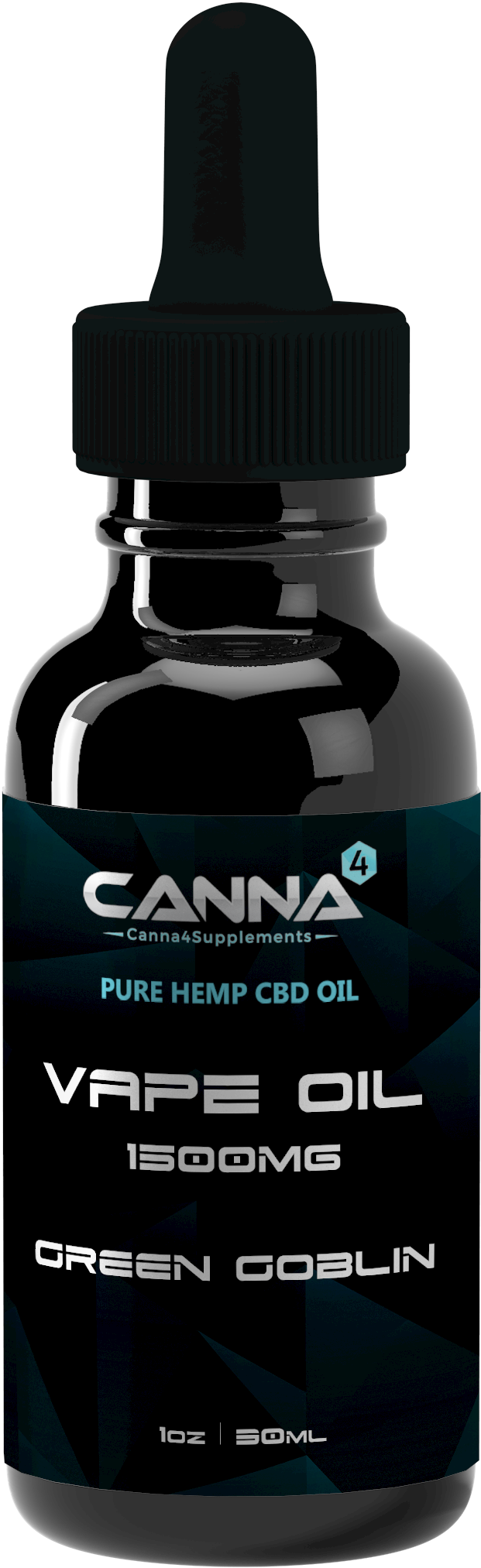 Cbd Vape Oil 1500mg 1oz Green Goblin - Cbd 2000mg Vape (2448x2448), Png Download