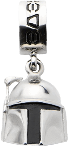 Star Wars Boba Fett Helmet Dangle Charm (600x600), Png Download
