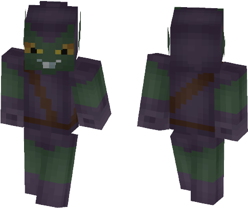 Green Goblin - Lil Uzi Vert Minecraft Skin (584x497), Png Download